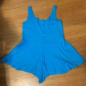 Turquoise Blue Romper